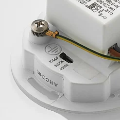 Arcchio Lampe encastrable LED Vexi, 7,5 cm x 7,5 cm, blanc, CCT| Spots Encastrés Led|Luminaires Led D'Intérieur