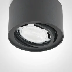Arcchio plafonnier Talima, rond, noir, aluminium, set de 3 pièces| Spots Et Projecteurs Led|Spots