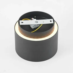 Arcchio plafonnier Talima, rond, noir, aluminium, set de 3 pièces| Spots Et Projecteurs Led|Spots