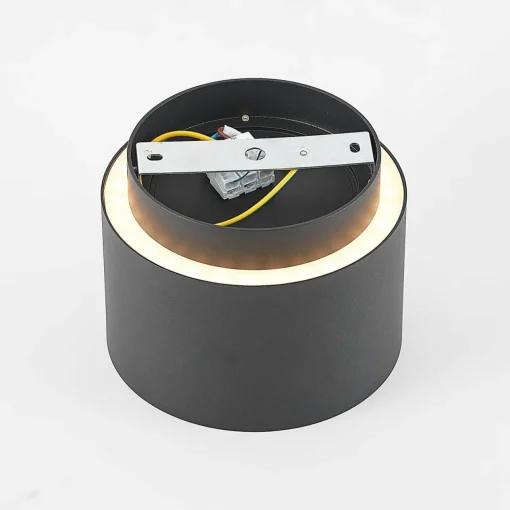 Arcchio plafonnier Talima, rond, noir, aluminium, set de 3 pièces| Spots Et Projecteurs Led|Spots