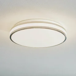 Arcchio Sinovu plafonnier pour salle de bain LED, chrome, 34 cm| Luminaires Led D'Intérieur