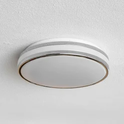 Arcchio Sinovu plafonnier bain LED, chromé, 29 cm| Plafonniers Led|Plafonniers