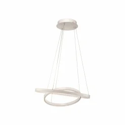 Arcchio Suspension LED Albiona, blanc, 2 anneaux, Ø 60 cm| Suspensions Led|Suspensions
