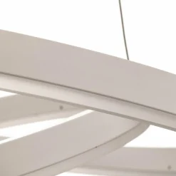 Arcchio Suspension LED Albiona, blanc, 2 anneaux, Ø 60 cm| Suspensions Led|Suspensions