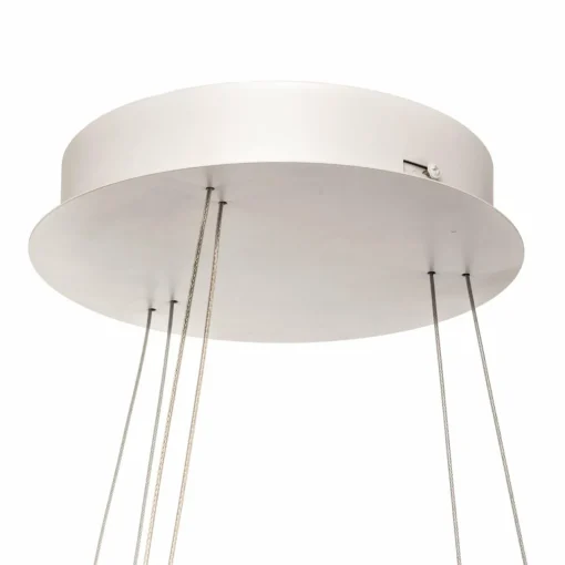 Arcchio Suspension LED Albiona, blanc, 2 anneaux, Ø 60 cm| Suspensions Led|Suspensions