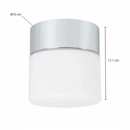 Arcchio Timaris plafonnier bain LED, chromé, IP44| Plafonniers Led|Plafonniers
