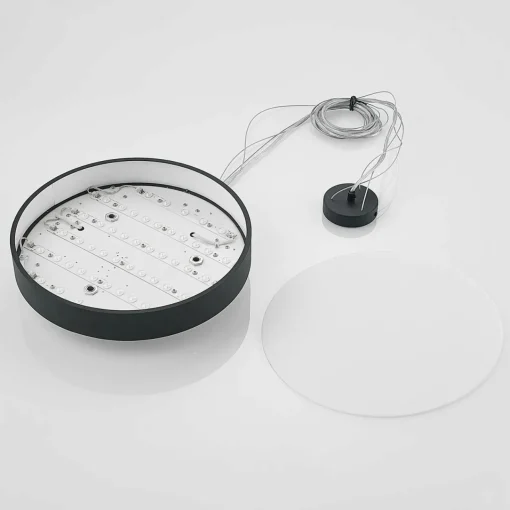 Arcchio Vanida suspension LED, noire, 40 cm| Suspensions Led|Suspensions