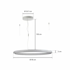 Artemide Alphabet of light circular via app 90 cm| Suspensions Led|Suspensions
