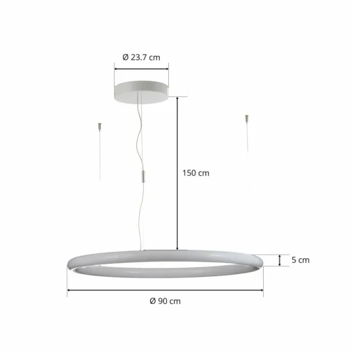 Artemide Alphabet of light circular via app 90 cm| Suspensions Led|Suspensions