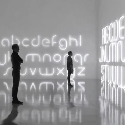 Artemide Alphabet of Light applique majuscule H| Appliques Murales Led|Appliques Murales