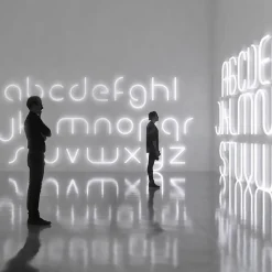 Artemide Alphabet of Light applique majuscule D| Appliques Murales Led|Appliques Murales