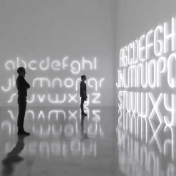 Artemide Alphabet of Light applique majuscule V| Appliques Murales Led|Appliques Murales