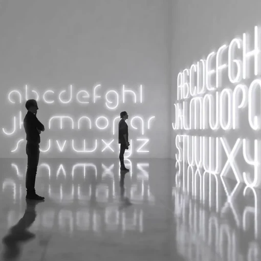 Artemide Alphabet of Light applique majuscule V| Appliques Murales Led|Appliques Murales