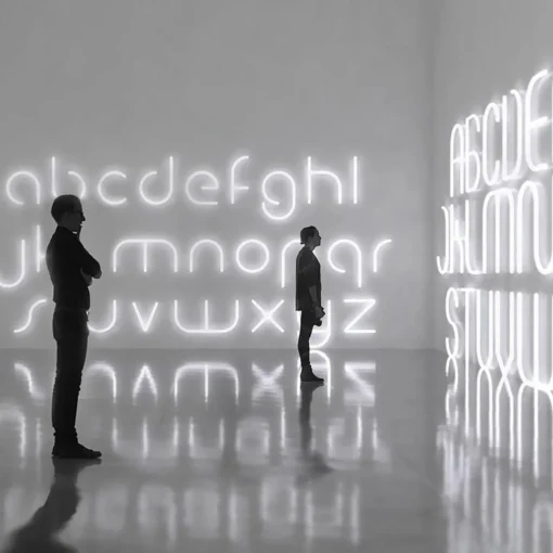 Artemide Alphabet of Light applique majuscule Ø| Appliques Murales Led|Appliques Murales