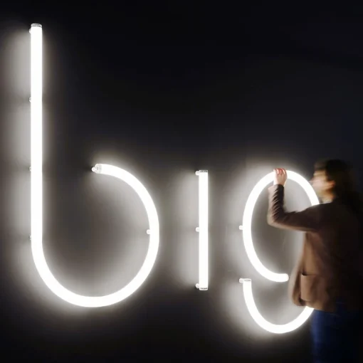 Artemide Alphabet of Light applique majuscule L| Appliques Murales Led|Appliques Murales