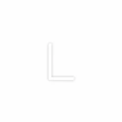 Artemide Alphabet of Light applique majuscule L| Appliques Murales Led|Appliques Murales
