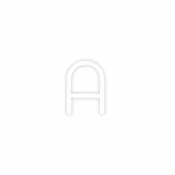 Artemide Alphabet of Light applique majuscule A| Appliques Murales Led|Appliques Murales