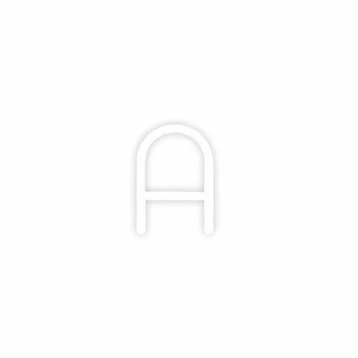 Artemide Alphabet of Light applique majuscule A| Appliques Murales Led|Appliques Murales