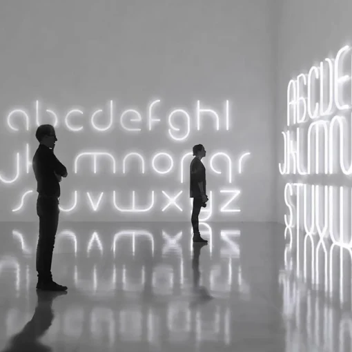 Artemide Alphabet of Light applique majuscule O| Appliques Murales Led|Appliques Murales