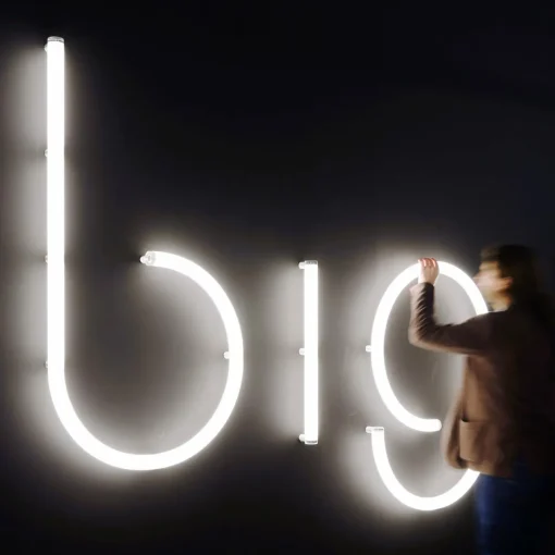 Artemide Alphabet of Light applique majuscule O| Appliques Murales Led|Appliques Murales