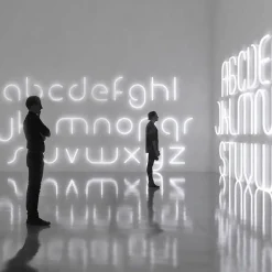 Artemide Alphabet of Light applique minuscule p| Appliques Murales Led|Appliques Murales