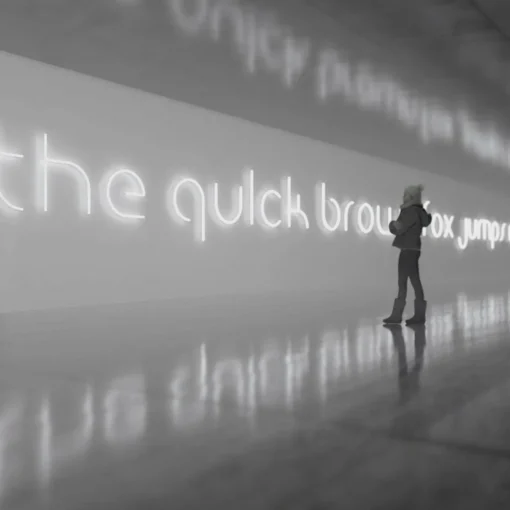 Artemide Alphabet of Light applique minuscule p| Appliques Murales Led|Appliques Murales