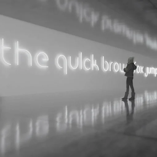 Artemide Alphabet of Light applique majuscule E| Appliques Murales Led|Appliques Murales