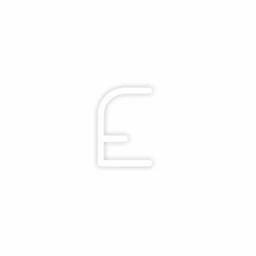 Artemide Alphabet of Light applique majuscule E| Appliques Murales Led|Appliques Murales