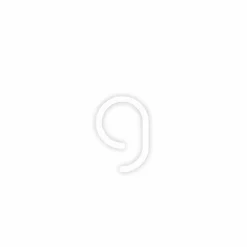 Artemide Alphabet of Light applique minuscule g| Appliques Murales Led|Appliques Murales