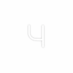 Artemide Alphabet of Light applique chiffre 4| Appliques Murales Led|Appliques Murales