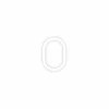 Artemide Alphabet of Light applique chiffre 0| Appliques Murales Led|Appliques Murales