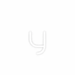 Artemide Alphabet of Light applique minuscule y| Appliques Murales Led|Appliques Murales