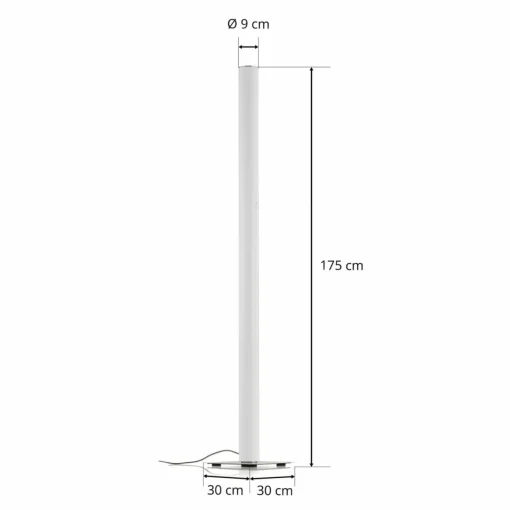 Artemide Ilio - lampadaire LED, blanc, 2 700 K| Lampadaires Led|Lampadaires