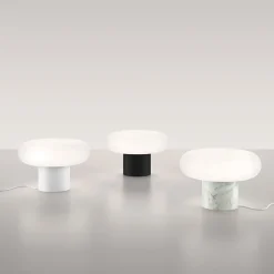 Artemide Itka lampe table LED pied céramique blanc| Lampes À Poser Led|Lampes À Poser Et Lampes De Table