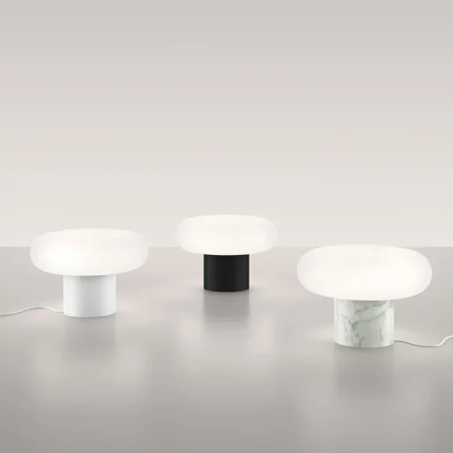 Artemide Itka lampe table LED pied céramique blanc| Lampes À Poser Led|Lampes À Poser Et Lampes De Table