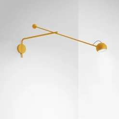 Artemide Ixa L applique LED réglable jaune| Appliques Murales Led|Appliques Murales
