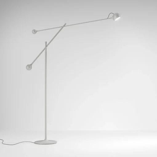 Artemide Ixa lampadaire LED réglable gris blanc| Lampadaires Led|Lampadaires
