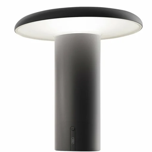 Artemide Takku lampe de table LED avec batterie, noir| Lampes À Poser Led|Lampes À Poser Et Lampes De Table