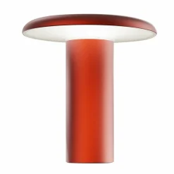 Artemide Takku lampe de table LED avec batterie, rouge| Lampes À Poser Led|Lampes À Poser Et Lampes De Table