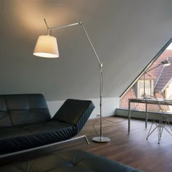 Artemide Tolomeo MegaLED Floor alu parchemin 36cm| Lampadaires Led|Lampadaires