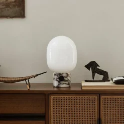 Audo Copenhagen Audo JWDA lampe, pied marbre Calacatta-Viola| Lampes À Poser Led|Lampes À Poser Et Lampes De Table