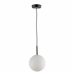 Audo Copenhagen Audo TR Bulb suspension LED x1 noire/opale mat| Suspensions Led|Suspensions