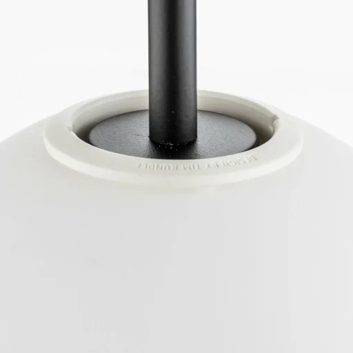 Audo Copenhagen Audo TR Bulb suspension LED x1 noire/opale mat| Suspensions Led|Suspensions