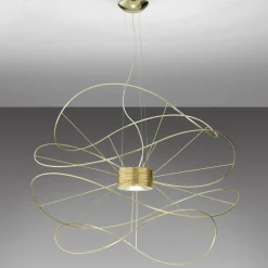 Axo Light Axolight Hoops 4 suspension LED, dorée| Suspensions Led|Suspensions