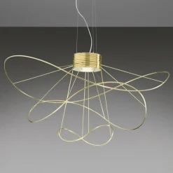 Axo Light Axolight Hoops 3 suspension LED, dorée| Suspensions Led|Suspensions