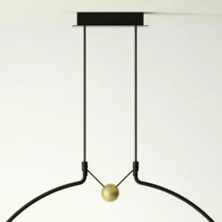 Axo Light Axolight Liaison P2 suspension noir/doré 56 cm| Suspensions Led|Suspensions