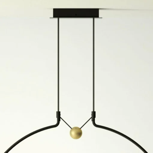 Axo Light Axolight Liaison P2 suspension noir/doré 56 cm| Suspensions Led|Suspensions