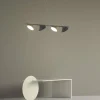 Axo Light Axolight Orchid suspension LED à 4 lampes grise| Suspensions Led|Suspensions