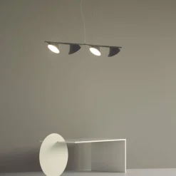 Axo Light Axolight Orchid suspension LED à 4 lampes grise| Suspensions Led|Suspensions