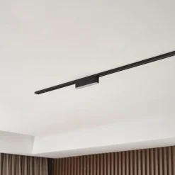 Lindby Bande LED 48 V Lumaro, noir,5W,plastique,intensité variable| Luminaires Led D'Intérieur